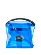 Zucca Transparent Tote Bag - Blue