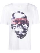 Poan Skull Print T-shirt - White