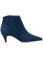 Sam Edelman Kitten Heel Ankle Boots - Blue