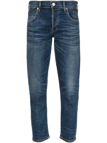 Citizens Of Humanity 'dossier' Skinny Jeans, Women's, Size: 31, Blue, Cotton/polyurethane