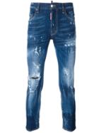 Dsquared2 - Skater Distressed Jeans - Men - Cotton/polyester/spandex/elastane - 50, Blue, Cotton/polyester/spandex/elastane