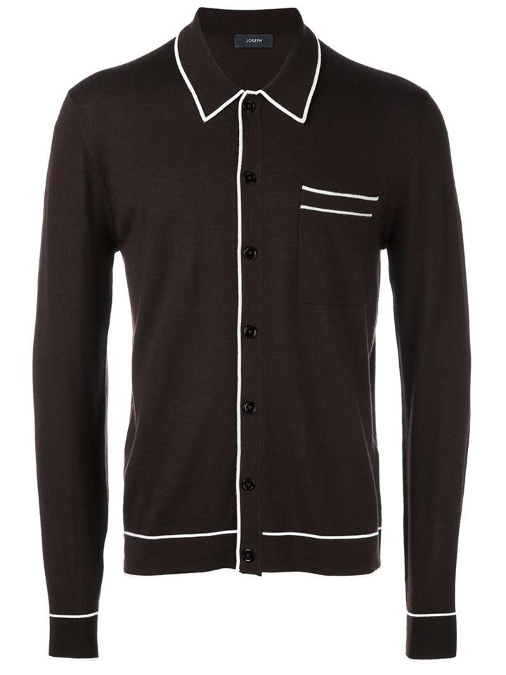 Joseph Contrast Trim Cardigan