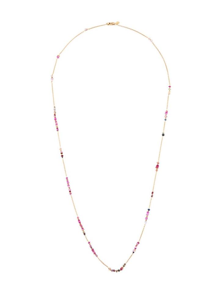 Natasha Collis Ruby And Spinel Necklace, Women's, Metallic