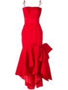 Bambah Mermaid Bow Gown - Red