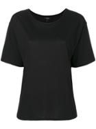 Theory - Scoop Neck T-shirt - Women - Cotton/modal - M, Black, Cotton/modal