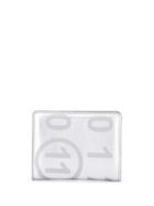 Maison Margiela Numbers Print Small Wallet - Silver