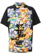 Yohji Yamamoto Vintage Flower Print Shirt, Men's, Size: Medium, Black