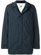 Save The Duck Hooded Rain Jacket - Blue