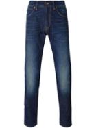 Edwin Ed-85 Slim Tapered Jeans, Men's, Size: 36, Blue, Cotton/polyester/spandex/elastane/polyester