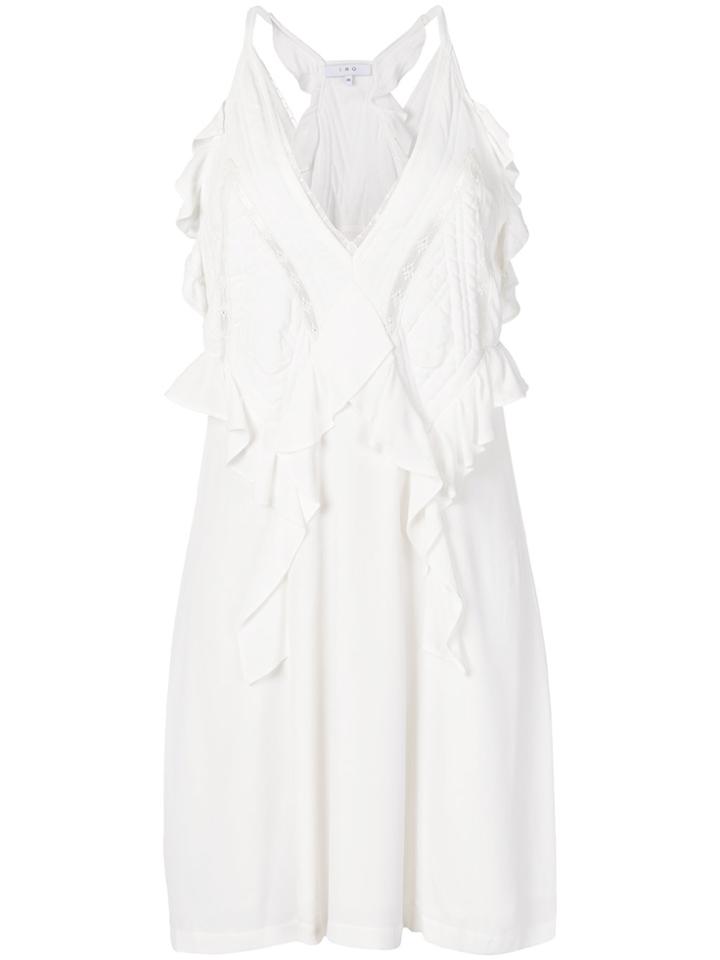 Iro Sleeveless Ruffle Dress - White