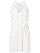 Iro Sleeveless Ruffle Dress - White