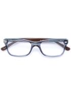 Ray-ban Square Frame Glasses, Grey, Acetate