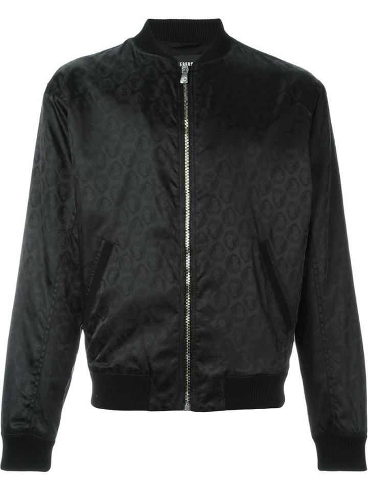 Versus Lion Jacquard Bomber Jacket