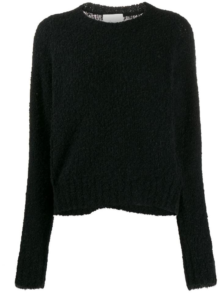3.1 Phillip Lim Textured Straight Jumper - Black