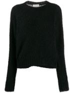 3.1 Phillip Lim Textured Straight Jumper - Black
