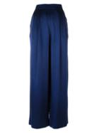 Fendi Vintage Classic Palazzo Pants, Women's, Size: 38, Blue