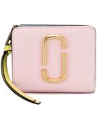 Marc Jacobs Colourblock Mini Compact Wallet - Pink