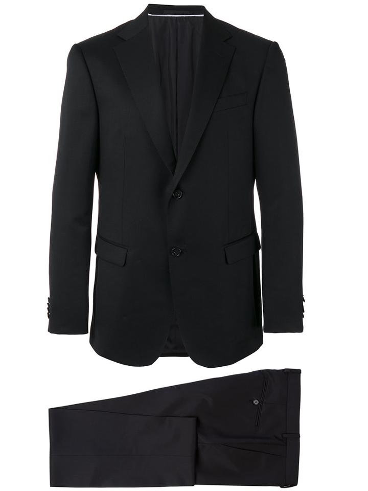 Z Zegna Formal Suit, Men's, Size: 56, Black, Wool/mohair/acetate/viscose