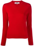 Comme Des Garçons Play Classic Knit Sweater - Red