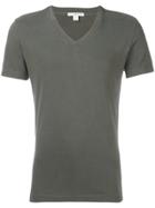 James Perse V-neck T-shirt - Green