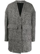 Stella Mccartney Oversized Wool Coat - Black