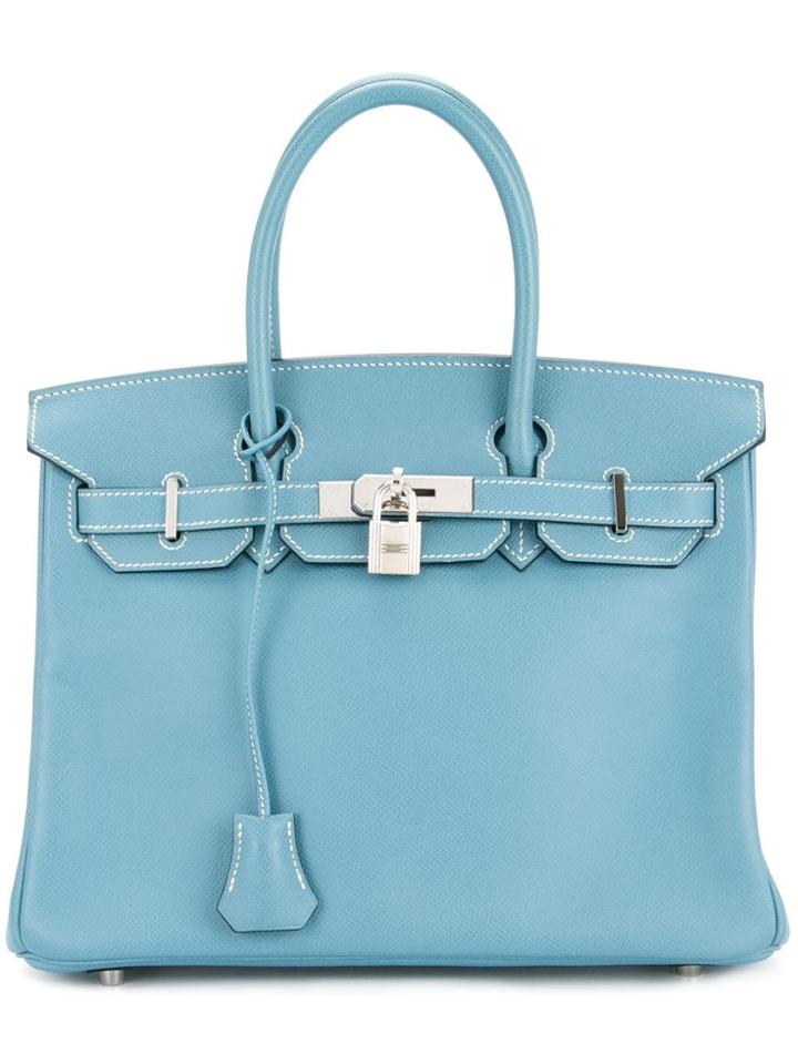 Hermès Pre-owned 2007 Birkin 30 Bag - Blue