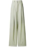 Nina Ricci Oversized Tailored Trousers - Green