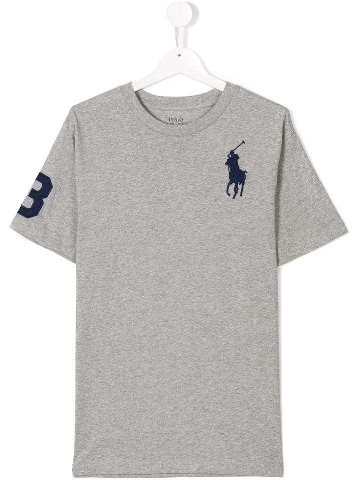 Ralph Lauren Kids Classic Logo T-shirt - Grey