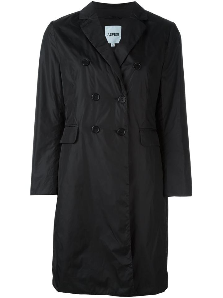 Aspesi Double-breasted Flap Pockets Coat