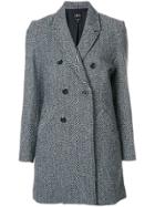 A.p.c. Joan Double-breasted Coat - Blue