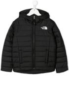 The North Face Kids Hooded Padded Jacket - Black