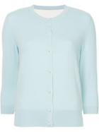 Onefifteen Broderie Anglaise Panel Cardigan - Blue