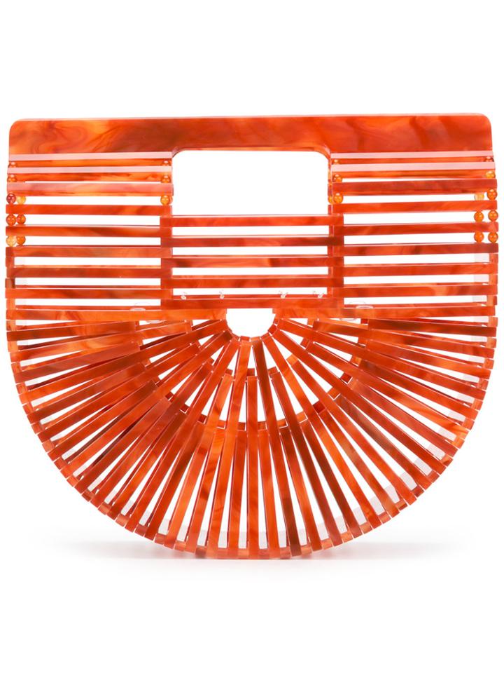 Cult Gaia Mini Ark Clutch - Red