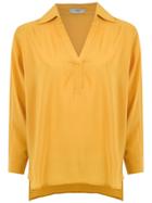 Egrey Silk Shirt - Yellow