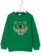 Kenzo Kids Tiger Sweatshirt, Boy's, Size: 6 Yrs, Green