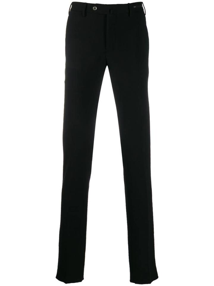 Pt01 Slim-leg Trousers - Black