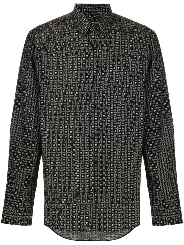 Theory Printed Clean Shirt - Black