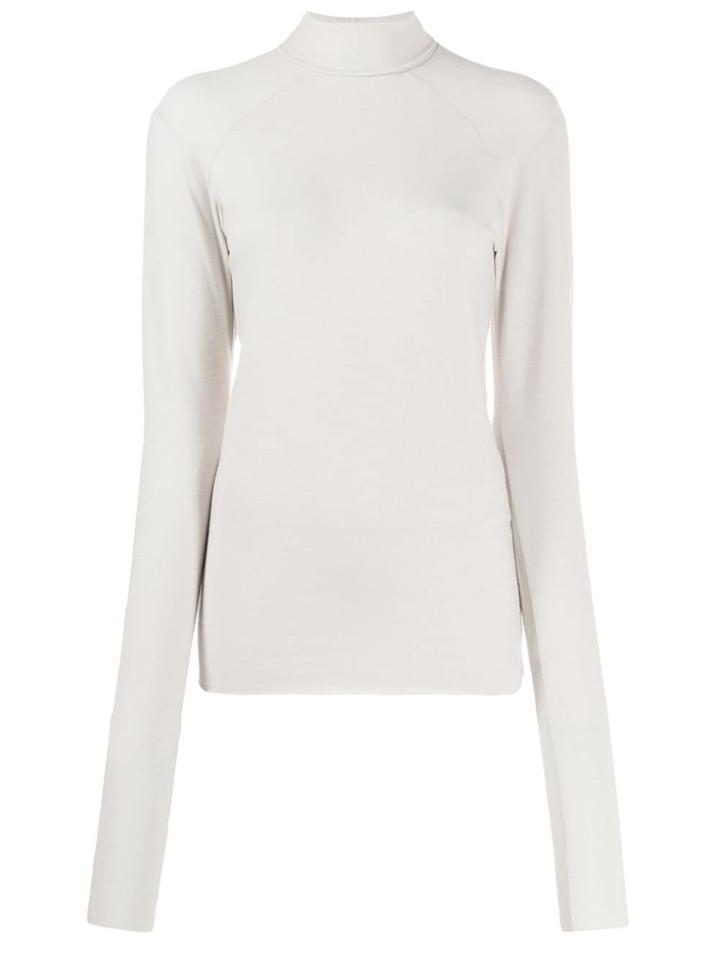 Haider Ackermann Fine Knit Roll Neck - Neutrals