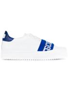 Gcds Logo Strap Sneakers - White