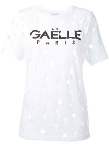 Gaelle Bonheur Perforated T-shirt