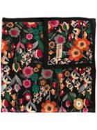 Red Valentino Floral Print Square Scarf