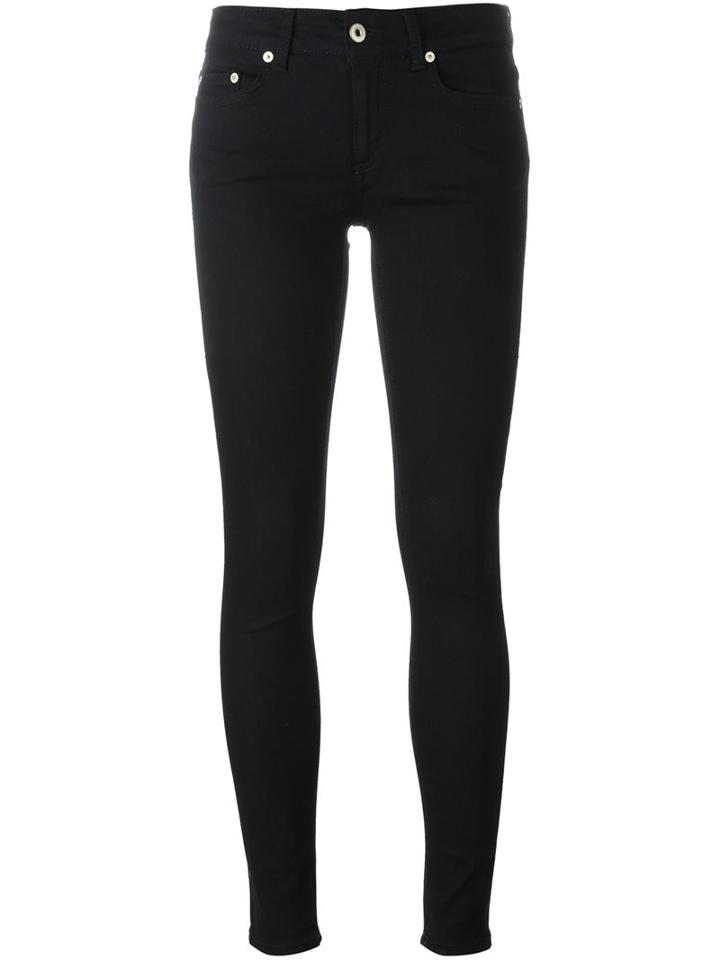 Dondup Stretch Super Skinny Jeans, Women's, Size: 29, Black, Cotton/polyamide/spandex/elastane