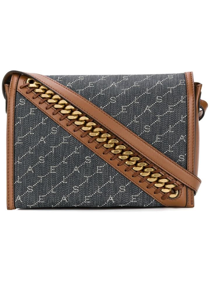 Stella Mccartney Monogram Cross Body Bag - Black