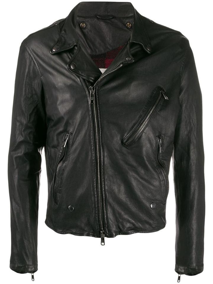 Giorgio Brato Fitted Biker Jacket - Black