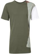 11 By Boris Bidjan Saberi - Patch Panelled T-shirt - Men - Cotton - Xxl, Green, Cotton