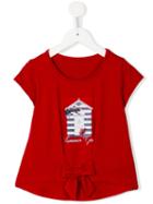 Lapin House - House Print T-shirt - Kids - Silk/spandex/elastane/viscose - 4 Yrs, Toddler Girl's, Red
