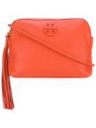 Tory Burch - Taylor Camera Crossbody Bag - Women - Leather - One Size, Yellow/orange, Leather