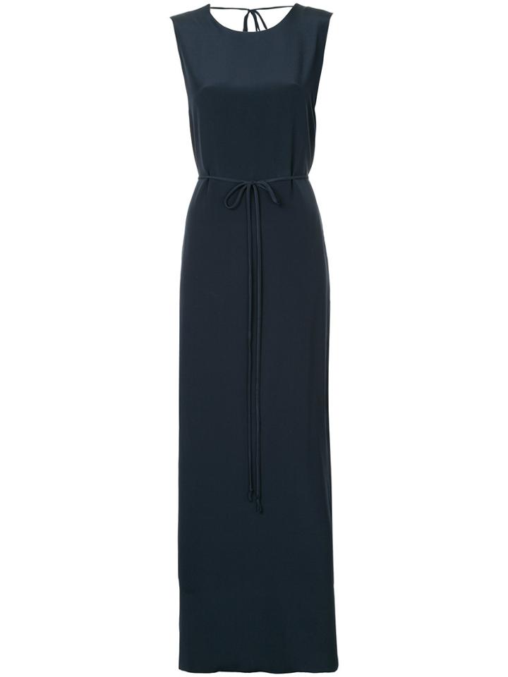 Kacey Devlin Deconstructed Neck Tie Dress - Black