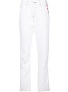 Être Cécile Side Stripe Trousers - White