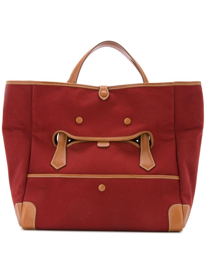 Hermès Vintage Passe Passe 35 Tote - Red